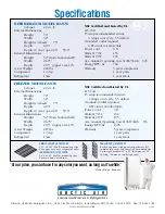 Preview for 4 page of Arctic Air F22CW Specifications