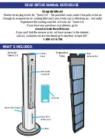 Предварительный просмотр 2 страницы Arctic Air TOWER 2.0 Product Manual