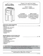 Preview for 1 page of Arctic Aire ADR30A1G Owner'S Use And Care Manual