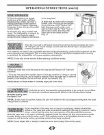 Preview for 6 page of Arctic Aire ADR30A1G Owner'S Use And Care Manual