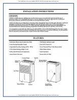 Preview for 4 page of Arctic Aire ADR50A2G Owner'S Use And Care Manual