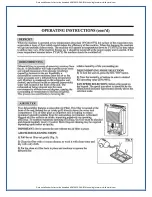 Preview for 7 page of Arctic Aire ADR50A2G Owner'S Use And Care Manual