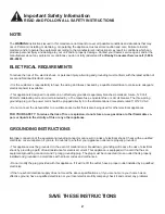 Preview for 6 page of Arctic Aire ADR70B6PC Owner'S Use And Care Manual