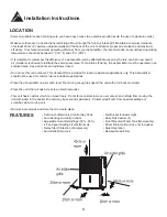 Preview for 8 page of Arctic Aire ADR70B6PC Owner'S Use And Care Manual