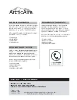 Preview for 52 page of Arctic Aire ADR70B6PC Owner'S Use And Care Manual