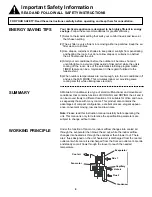 Preview for 3 page of Arctic Aire DPA80C1WA Owner'S Use And Care Manual