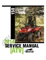 Предварительный просмотр 1 страницы Arctic Cat 150 2014 Service Manual