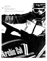 Предварительный просмотр 1 страницы Arctic Cat 1976 Z Operator'S Manual