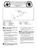 Предварительный просмотр 2 страницы Arctic Cat 1978 Cheetah Service Manual