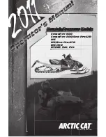 Предварительный просмотр 1 страницы Arctic Cat 2011 Crossfire 600 Operator'S Manual