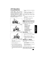 Предварительный просмотр 39 страницы Arctic Cat 2012 350 HS Operator'S Manual