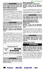 Preview for 417 page of Arctic Cat 2012 
700 i Cruiser Operator'S Manual