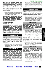 Preview for 428 page of Arctic Cat 2012 
700 i Cruiser Operator'S Manual