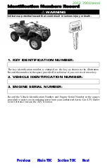 Preview for 446 page of Arctic Cat 2012 
700 i Cruiser Operator'S Manual