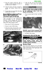 Preview for 510 page of Arctic Cat 2012 
700 i Cruiser Operator'S Manual