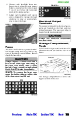 Preview for 521 page of Arctic Cat 2012 
700 i Cruiser Operator'S Manual