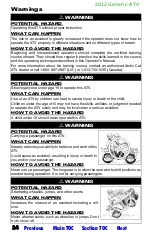 Preview for 545 page of Arctic Cat 2012 
700 i Cruiser Operator'S Manual