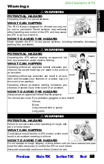 Preview for 546 page of Arctic Cat 2012 
700 i Cruiser Operator'S Manual