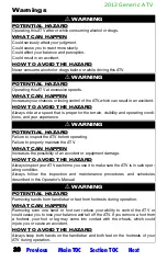 Preview for 547 page of Arctic Cat 2012 
700 i Cruiser Operator'S Manual