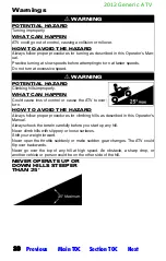 Preview for 549 page of Arctic Cat 2012 
700 i Cruiser Operator'S Manual