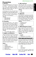 Preview for 556 page of Arctic Cat 2012 
700 i Cruiser Operator'S Manual