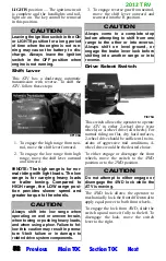 Preview for 670 page of Arctic Cat 2012 
700 i Cruiser Operator'S Manual