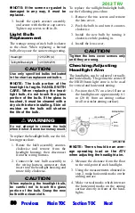 Preview for 698 page of Arctic Cat 2012 
700 i Cruiser Operator'S Manual