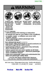 Preview for 708 page of Arctic Cat 2012 
700 i Cruiser Operator'S Manual