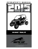 Preview for 1 page of Arctic Cat 2015 WILDCAT SPORT Operator'S Manual