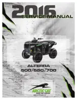 Arctic Cat 2016 Alterra 500 Service Manual preview