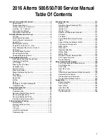 Preview for 2 page of Arctic Cat 2016 Alterra 500 Service Manual