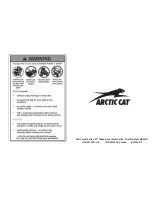 Preview for 72 page of Arctic Cat 450 XC 2011 Operator'S Manual