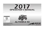 Предварительный просмотр 1 страницы Arctic Cat Alterra 90 Operator'S Manual