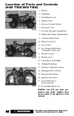 Предварительный просмотр 16 страницы Arctic Cat ATV 2005 Operator'S Manual