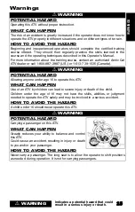 Предварительный просмотр 17 страницы Arctic Cat ATV 2005 Operator'S Manual