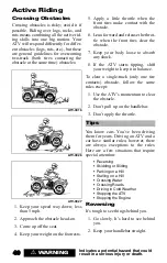 Предварительный просмотр 42 страницы Arctic Cat ATV 2005 Operator'S Manual