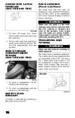 Предварительный просмотр 78 страницы Arctic Cat ATV 2005 Operator'S Manual