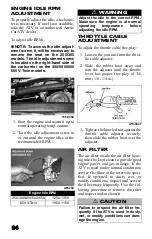 Предварительный просмотр 96 страницы Arctic Cat ATV 2005 Operator'S Manual