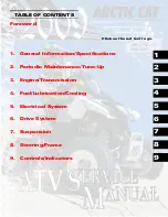 Предварительный просмотр 2 страницы Arctic Cat ATV 250 Utility 2009 Service Manual