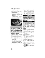 Предварительный просмотр 36 страницы Arctic Cat ATV 300 DVX Operator'S Manual