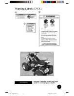 Предварительный просмотр 11 страницы Arctic Cat DVX 250 Operator'S Manual