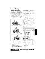 Предварительный просмотр 37 страницы Arctic Cat DVX 300 2010 Operator'S Manual