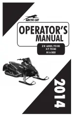 Preview for 1 page of Arctic Cat M6000 Operator'S Manual