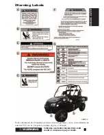 Предварительный просмотр 7 страницы Arctic Cat plowler HDX 2013 Operator'S Manual