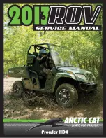 Arctic Cat ROV 2013 Service Manual preview