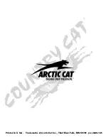 Preview for 168 page of Arctic Cat Wildcar Trail Service Manual