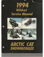 Arctic Cat Wildcat EFI 1994 Service Manual preview