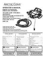 Arctic Cove COOL CAVE MPK1180 Operator'S Manual предпросмотр