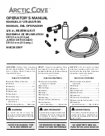 Предварительный просмотр 1 страницы Arctic Cove MAC3822KP Operator'S Manual