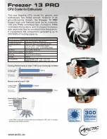 Предварительный просмотр 2 страницы Arctic Industries Freezer 13 Pro Specifications